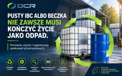 Pusty IBC albo beczka nie zawsze musi kończyć życie jako odpad